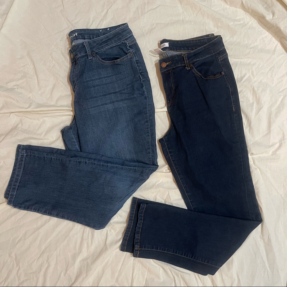 2 Pairs Westport Womens Jeans Size 10